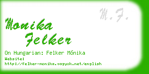monika felker business card